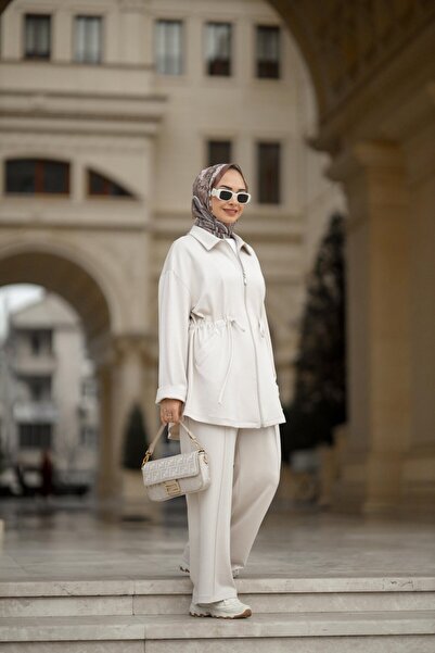 NS Moda Tesettür Doğa Takım Stone-Model 557