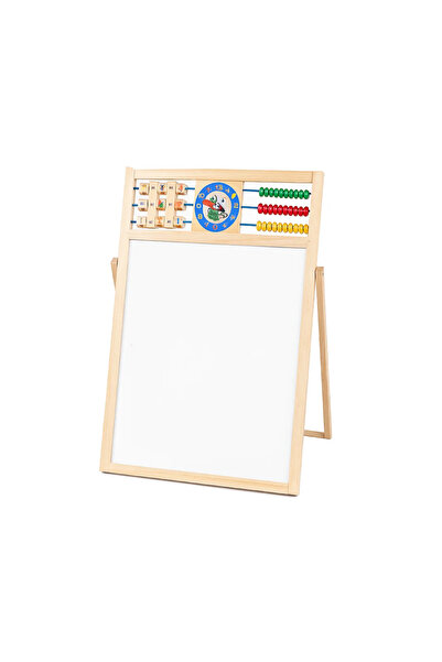 Factory Price Double-Sided Magnetic Wooden Easel Board for Kids with Accessories