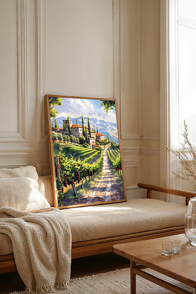 Dekorsiahome Τραπέζι σαλονιού κουζίνας με ξύλινο πλαίσιο μονοκόμματο TK2382K