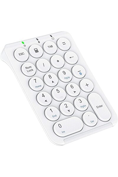 iClever KP08 Wireless Numeric Keypad, 22-Key Bluetooth Number Pad, USB-C Rechargeable