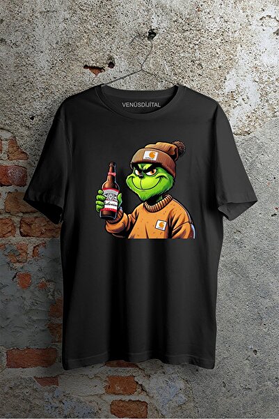 venüsdijital Μπλουζάκι με χριστουγεννιάτικο σχέδιο για το Grinch Beer