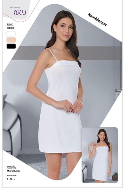 Ersoy Elbise İçi Ayarlanabilir İnce Askılı Kısa Astar ( Kombinezon )
