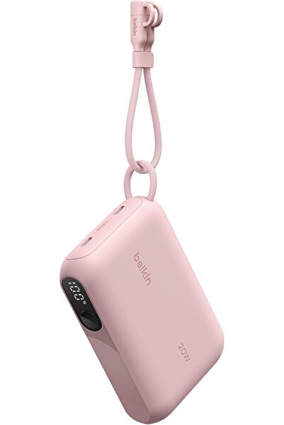 Belkin 10000mAh Slim Power Bank 20W Fast Charging 2 USB C Ports Digital Display Portable Charge