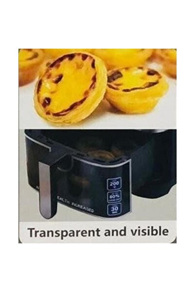 Tradeo Digital Air Fryer 12.5L, LED Touch Display, Timer & Temp Control, Large Capacity, Black & Silver