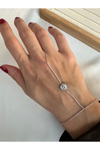 ringbox Gümüş Renkli Güneş Şahmeran