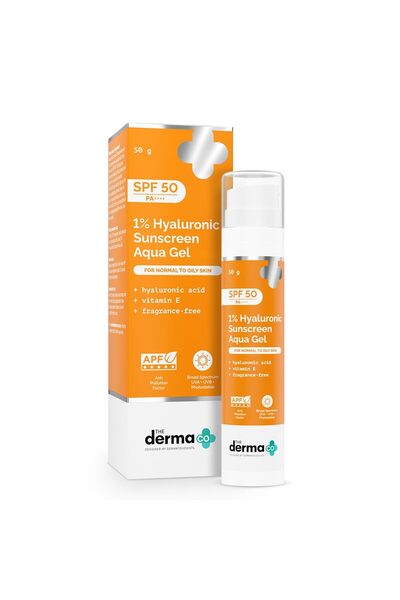 TDC جل مائي واقي من الشمس بحمض الهيالورونيك 1% بعامل حماية من الشمس 50، 50 جم