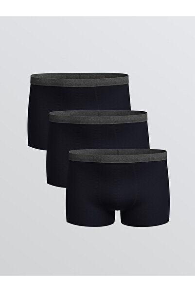 LC Waikiki Mixed Standard Fit Cotton Flexible Men's Boxers 3Pcs