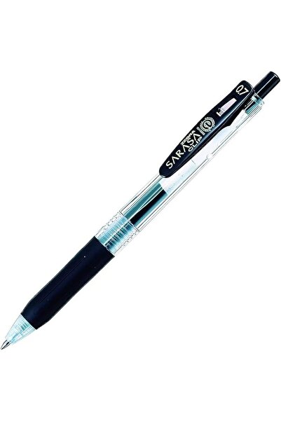 Zebra مشبك ساراسا 0.7 مم أسود - عبوة من 10 قطع