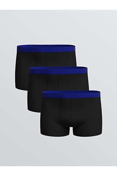 LC Waikiki Mixed Standard Fit Cotton Flexible Men's Boxers 3Pcs