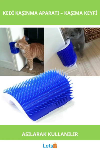 Letsii جهاز تدليك القطط مريح وصديق للتنظيف