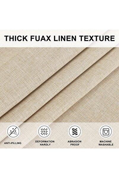 Generic Hiasan 60 Inch Round Polyester Tablecloth - Waterproof & Stain-Resistant, Beige