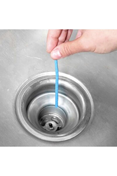 ICON TOOLS Set of 12 drain maintenance sticks for sink tap, blue