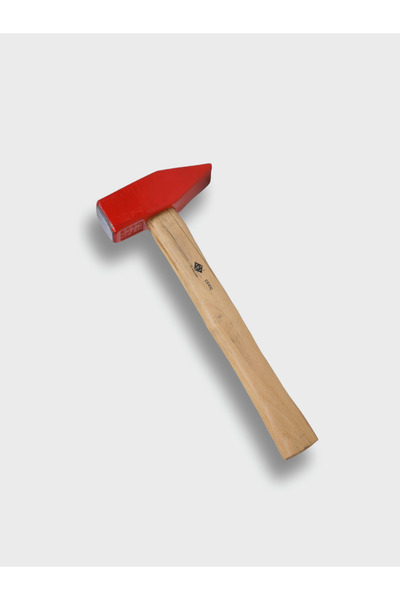 Aki Yüksek Kalite %100 Dövme Çelik Tesviyeci Çekiç | Dişbudak Ahşap Saplı (1000gr)