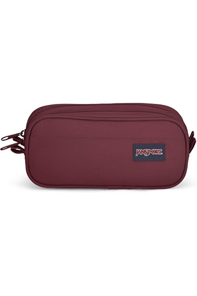 Jansport حقيبة إكسسوارات، للجنسين، كبيرة - لون أحمر روزيت