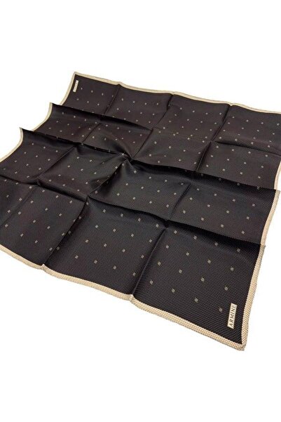 Armine Eșarfă de mătase Nostalgia - 8259-01 Black Mink Twill