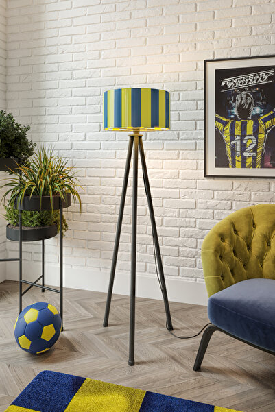 İnter Home Tripod Üç Ayaklı Lambader Dekoratif Aydınlatma Tripod Lambader KAN...