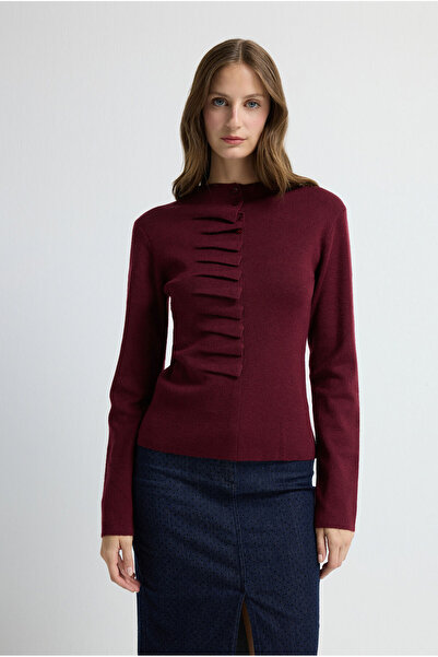 adL Büzgülü Triko Kazak