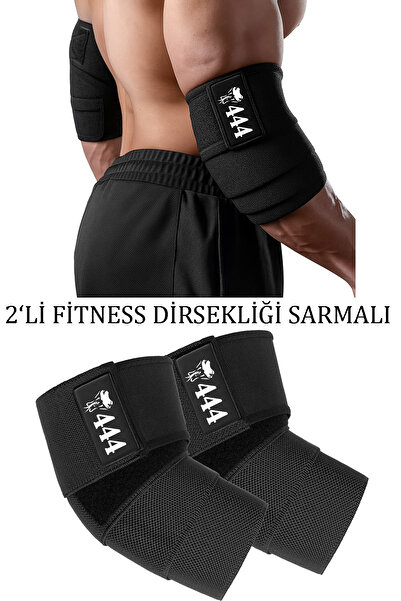 GAZELMANYA Fitness Dirseklik Sakatlık Önleyici Destekleyici 2’Li Fitness Dirsekliği Elbow Sleeve Ağrı Önleyici