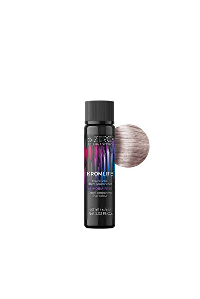 6.Zero Kromlite 10.21 Platinum Ash Iridescent Blonde - Demi-permanent Ammonia-free Hair Dye, 60 ml