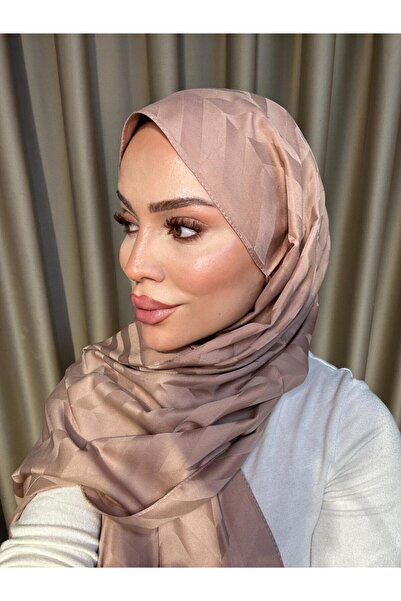 VIEN POLO Yaprak Desenli Jakar Şal - Zarif ve Şık Dokuma Model