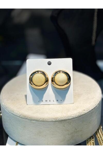 JEWELRY Stone Detailed Bijouterie Earrings