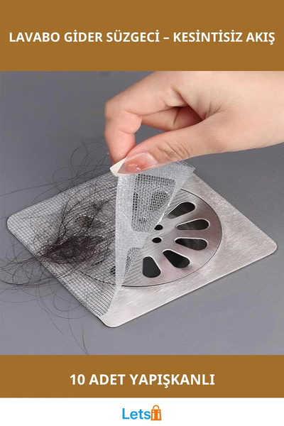 Letsii مصفاة صرف الحوض عملية الاستخدام من التول 10 قطع