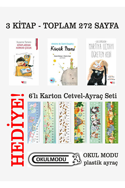 Can Çocuk Kitaplardan Korkan Çocuk - Küçük Prens - Martıya Uçmayı Öğreten Ked...