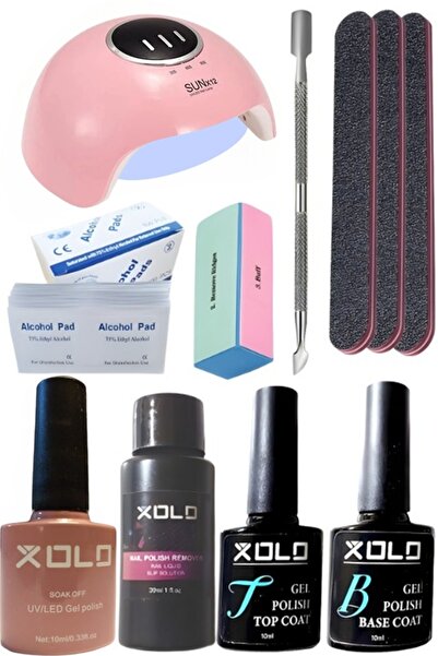 xolo Kalıcı Oje Yapma Seti 20 Parça Klasik Renkler Top Base Top Coat Solüsyon...
