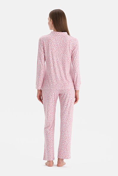 Dagi LEOPAR DESENLİ TERMAL PİJAMA TAKIMI