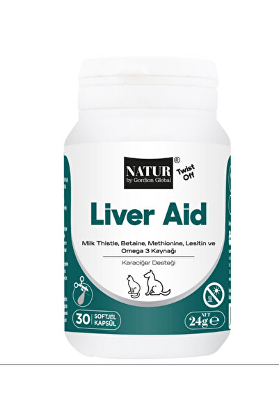 Natür NATUR Liver Aid Kedi ve Köpek Karaciğer Desteği