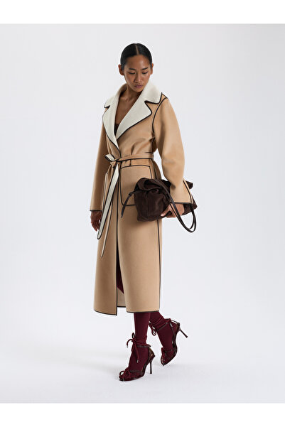 BAQA Contrast Piped Pocket Coat