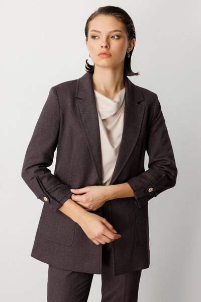 Ekol Bag Pocket Jacket with Sleeve Epaulettes