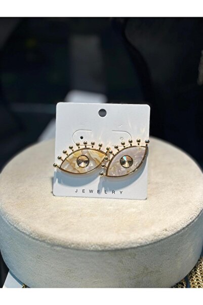 JEWELRY Pearlescent Eye Earrings