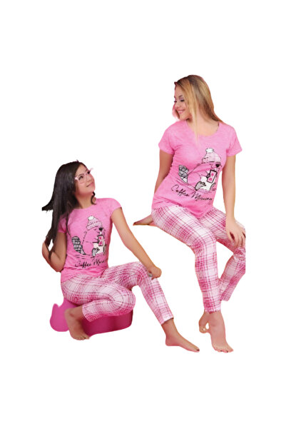 Generic Girls' short-sleeved cotton pajamas - PJ 433