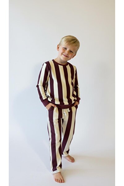 MiaBaby Striped Cool Star Printed 2-Piece Set