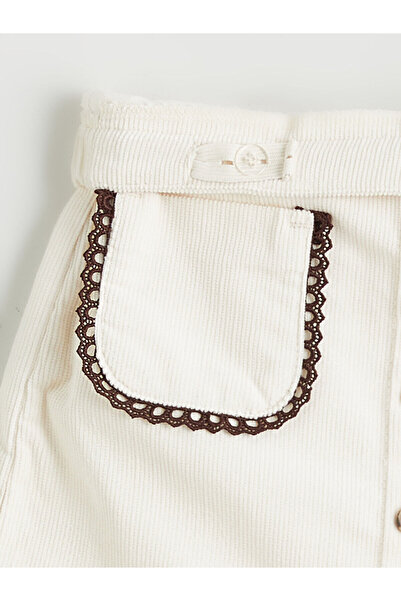 LC Waikiki Lcw Kids Basic Baby Girl Shorts Skirt and Pantyhose 2-Pack