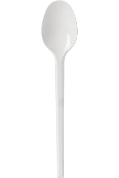 Hotpack Disposable Small White Plastic Teaspoon - 2000 Pieces