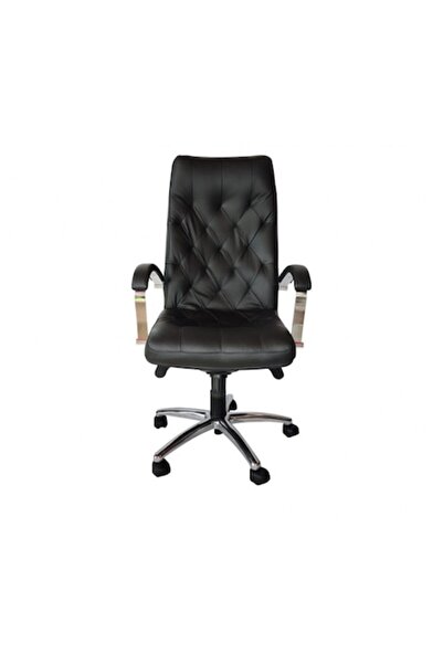 Ergonica Scaun executiv HAVANA STEEL, piele neagră