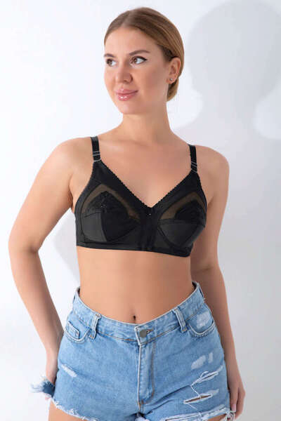 Sistina 1593315734 Siyah Toparlayıcı Sütyen - 502 - (151533) Beden 80