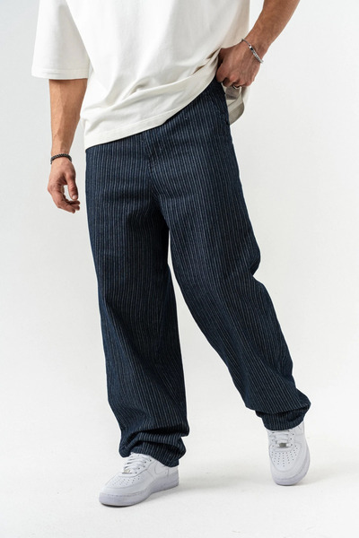 go gang own Монопланові баггі джинси з вимиванням