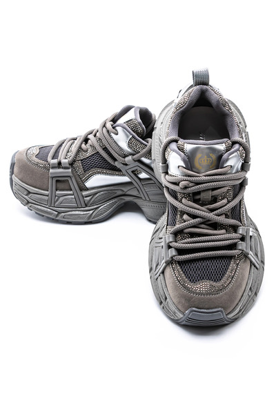 advancer Γυναικεία Αθλητικά Παπούτσια από Γνήσιο Δέρμα 3195 Γκρι