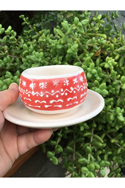 seramikanaz Handmade Ceramic Christmas Themed Coffee Cup