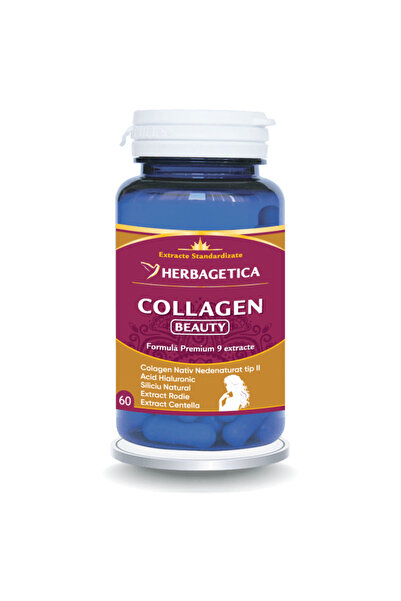 herbagetica Frumusețe cu colagen - 60 capsule -