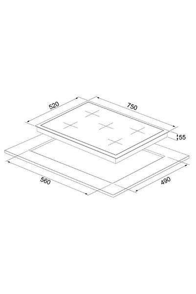 Silverline cGri Gazlı Ankastre Ocak