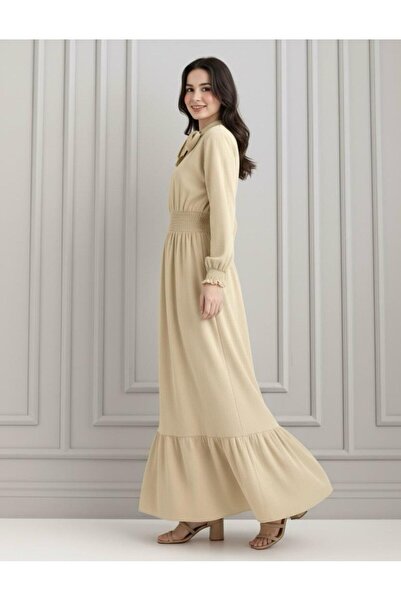 Cockatoo Women's Waist-Cinching Tie-Dye Dress with Lace-Up Detail