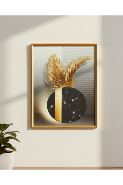 REDTAG Gold Frame Acrylic Wall Art