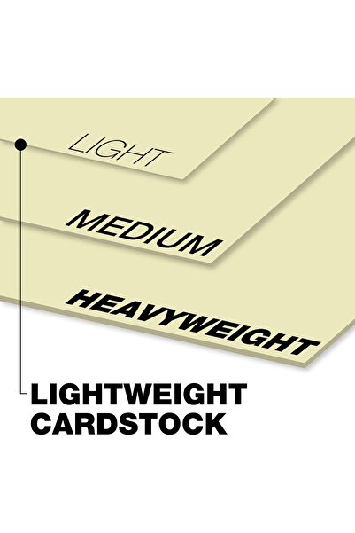 Springhill Ivory Colored Cardstock 22×28 cm, Velum Bristol 27kg (147gsm), 250 Sheets