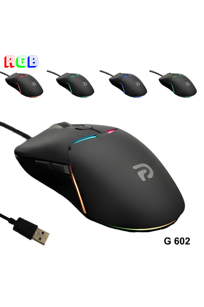 VOREX Trio - G602 RGB Gaming Mouse – USB Kablolu Oyuncu Faresi