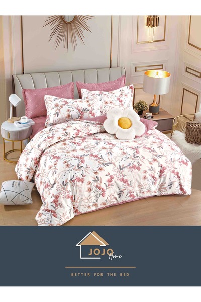 Inovius Bed linen with elastic - 6 pieces - 100% fine cotton - JOJO353545