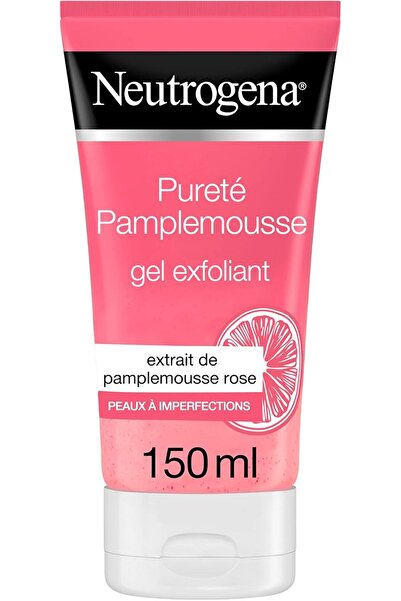Neutrogena مقشر جل التنظيف من في كلير برائحة الجريب فروت الوردي